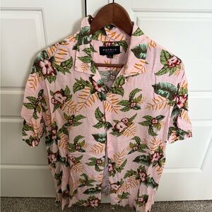 PacSun Tropical Leaf Print Shirt